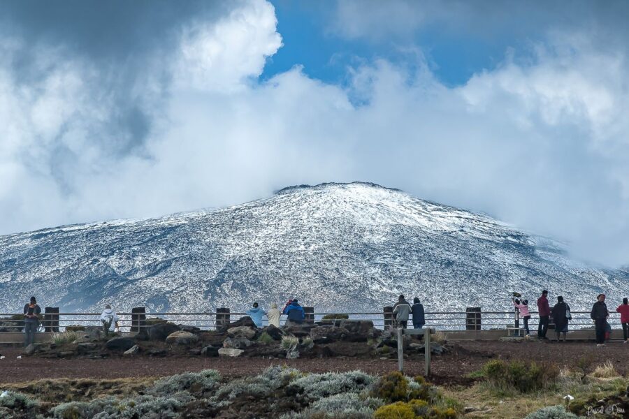 Neige au volcan