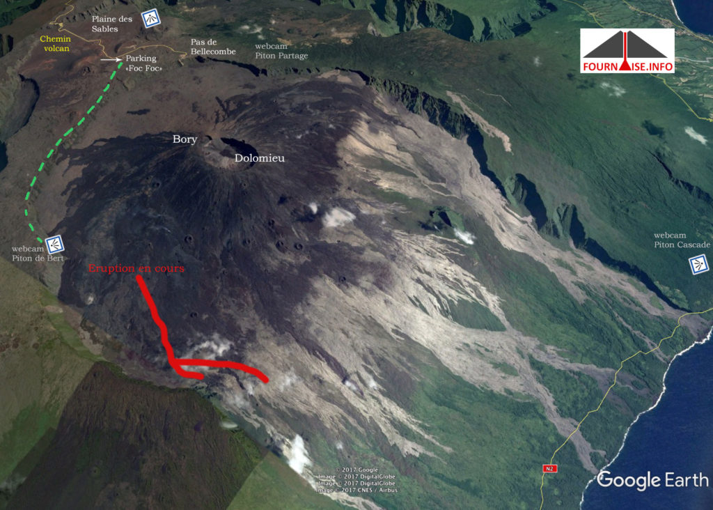 Fournaise Info Volcan Du Piton De La Fournaise La Reunion